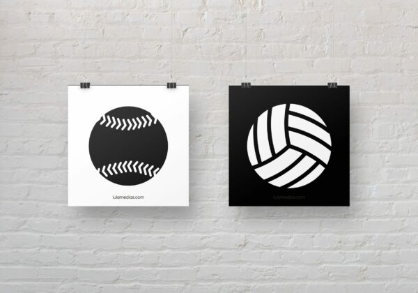 Images contrastées - Balles & Ballons