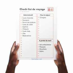 Check-list de voyage