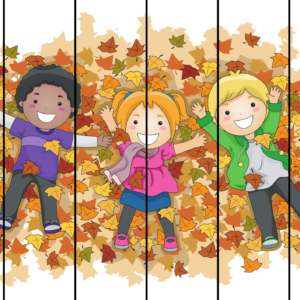 Puzzles d'automne Maternelle - Format paysage